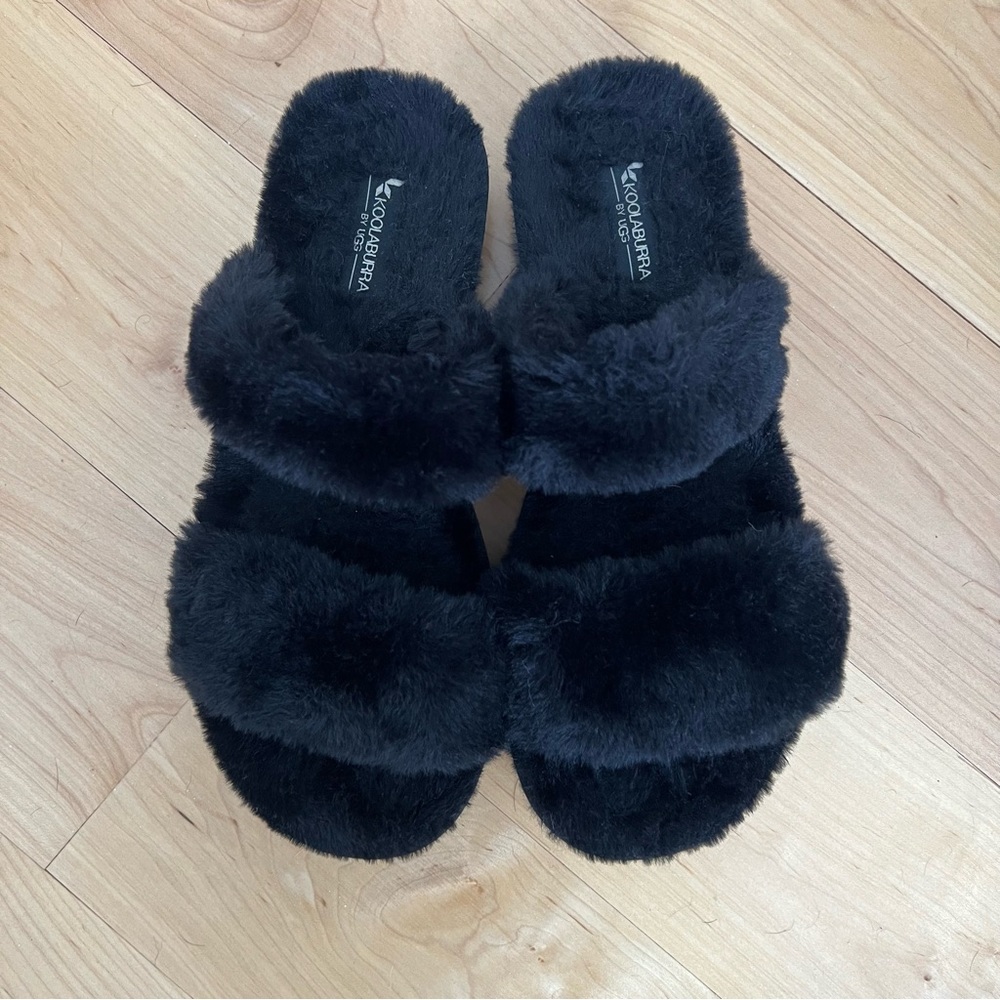 Koolaburra by UGG Faux Fur Slipper/Sandal